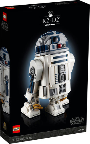 LEGO 75308 Star Wars R2-D2 Buildable Lightsaber Figure Construction Toy (Adult Set) Lego