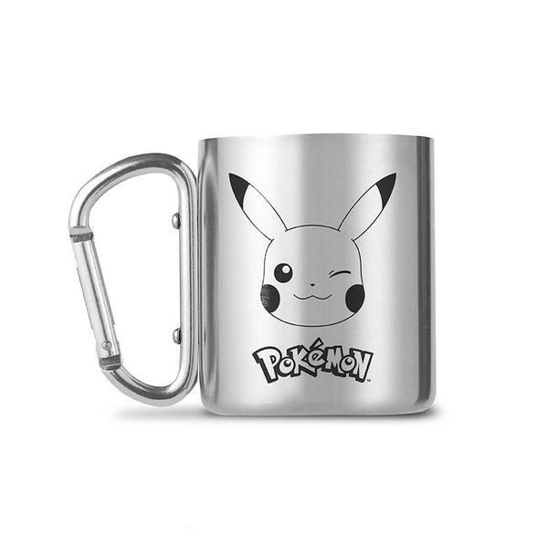 Pokémon Pikachu-krus med karabinhank – 235 ml
