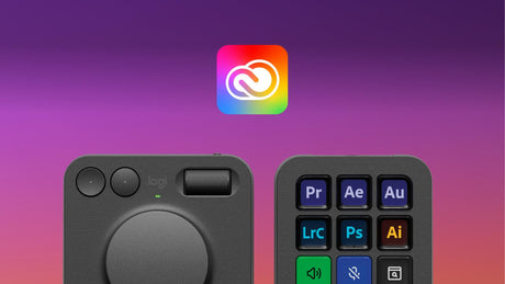 Logitech Master Series MX Creative Console Tastatur og drejeskive sæt RGB Kablet Logitech