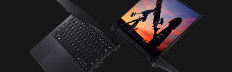 ASUS ProArt GoPro Edition PX13 HN7306EA-LX036W – illustreret i brug; tastaturlayout illustrativt