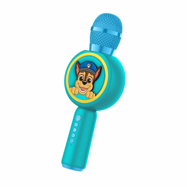 OTL PAW Patrol Chase PopSing karaokemikrofon med LED-lys