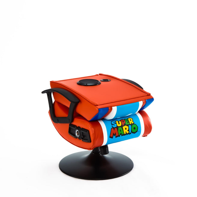 X-ROCKER: Super Mario 2.1 Audio Pedestal Chair - Red/Blue X-Rocker