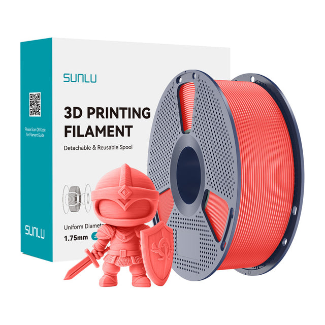 Sunlu PLA+ filament – Cherry, 1,75 mm, 1 kg