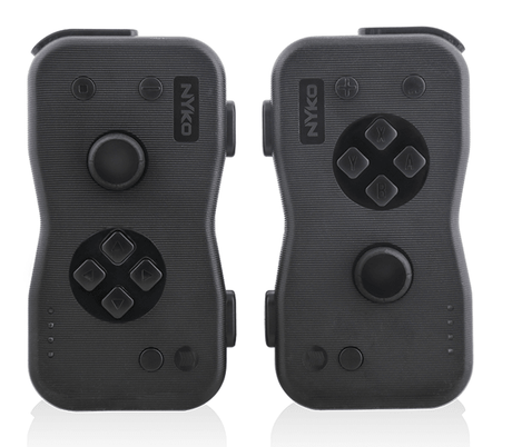 Nyko Dualies – trådløst controllerpar til Nintendo Switch – sort – produktbillede 1