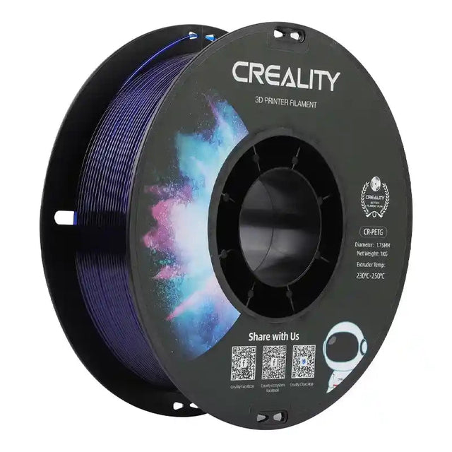 Creality CR-PETG filament – transparent blå, 1 kg
