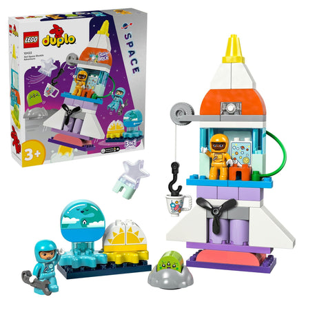 LEGO 10422 DUPLO 3-in-1 space shuttle for many adventures LEGO