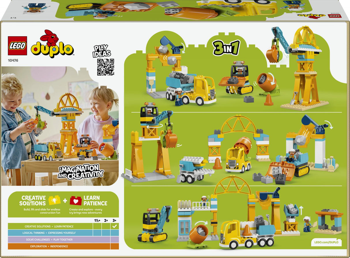 LEGO - DUPLO Town - 3 in 1 Construction Site and Vehicles (10476) LEGO