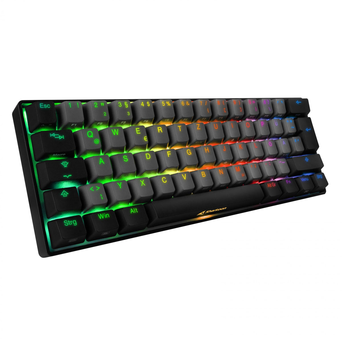 Sharkoon SKILLER SAC20 S4, keycap (black, 61 pieces, ISO layout (DE), for SKILLER SGK50 S4) Sharkoon