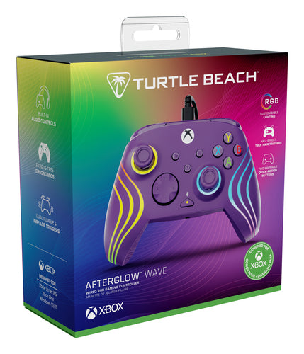 Turtle Beach Afterglow Wave Wired – Xbox/PC, lilla – Emballage fra siden