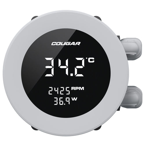 COUGAR Poseidon Vistek 360, ARGB, hvid AIO-vandkøler – produktdetalje