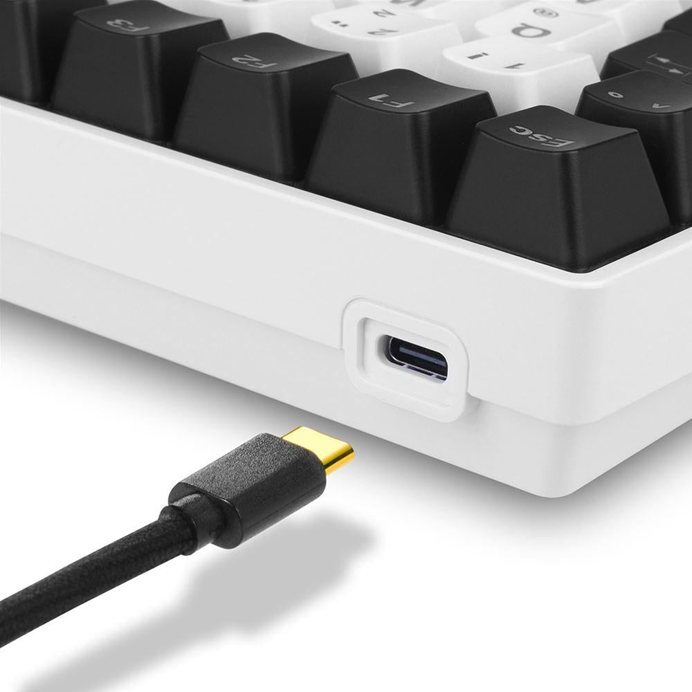 Sharkoon SKILLER SGK50 S3 (white, DE layout, Gateron Yellow) Sharkoon