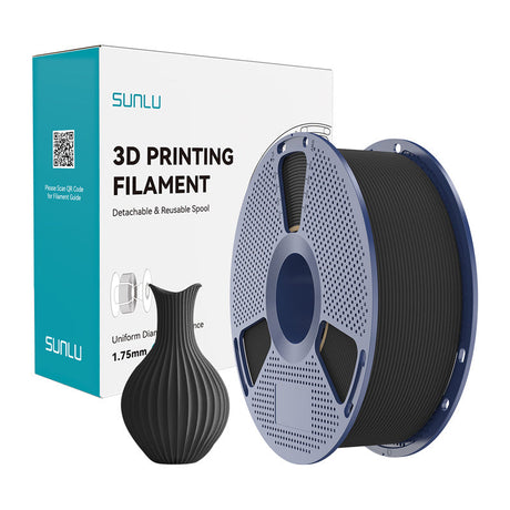 Sunlu PLA Classic filament – sort, 1,75 mm, 1 kg