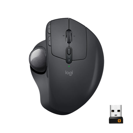 Logitech - MX Ergo Graphite Wireless Trackball