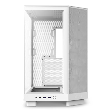 NZXT H series H6 Flow Tårn ATX - Hvid NZXT