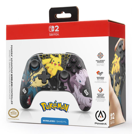 PowerA - Advantage Wireless Controller - Nintendo Switch 2 - Pokémon: Mega Evolutions PowerA
