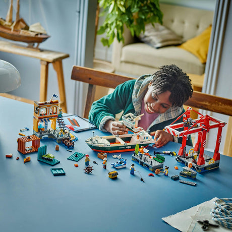 LEGO 60422 City Harbor with Cargo Ship LEGO