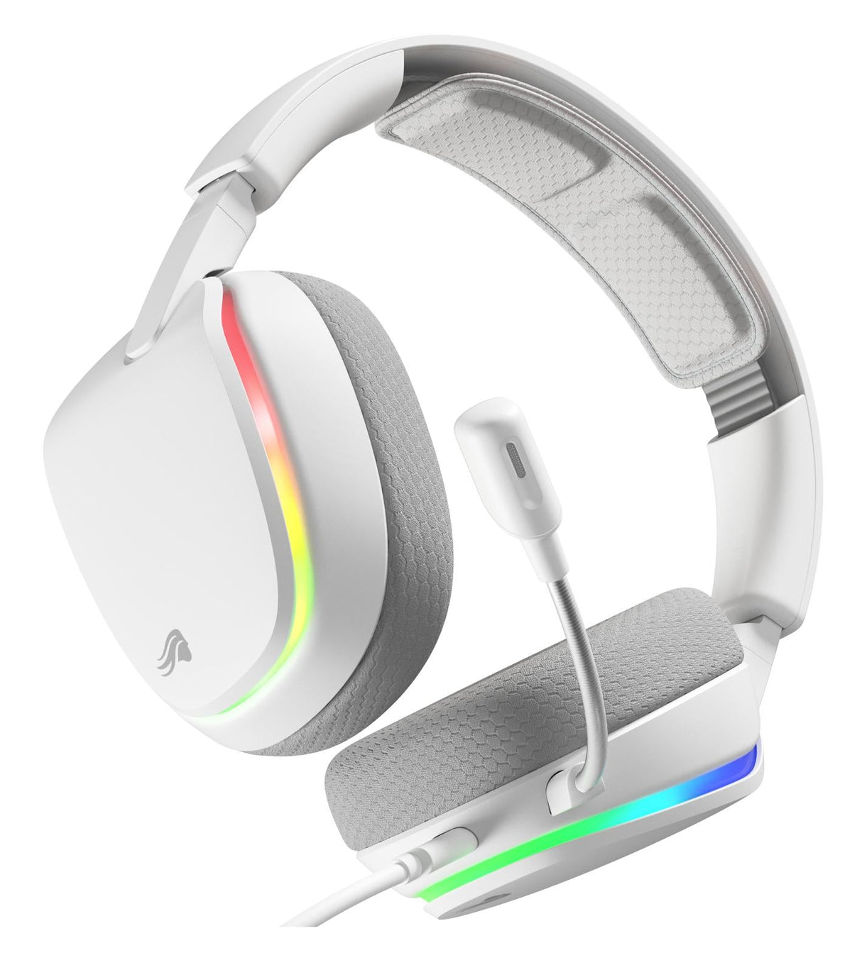 Glorious Gaming GHS Eternal RGB Kablet Høretelefoner Hvid Glorious PC Gaming Race
