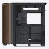 APNX V1, Midi-Tower, ATX, Tempered Glass - Wood, black Aerocool Advanced Technologies Co., LTD (APNX)