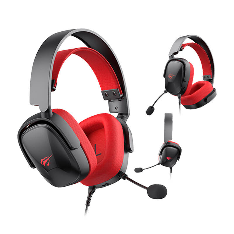 Gaming headphones HAVIT H2039d (red-black) Havit