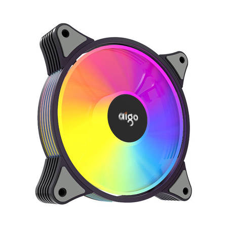 Computer Fan set 3in1 Aigo AR12 ARGB 120x120 (black) Aigo