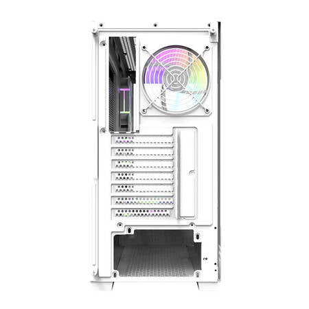 Computer kabinet Darkflash DS900 (hvid) + 7 ARGB blæsere Darkflash