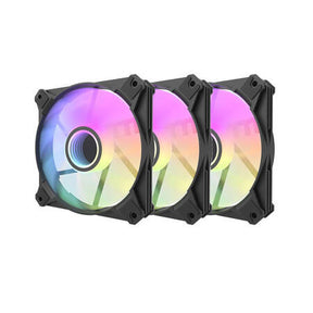 Computer blæser sæt Darkflash INF8 ARGB, 3i1 120x120 (sort) Darkflash