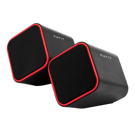 Havit HV-SK473-BR USB 2.0 speaker (sort-rød) Havit