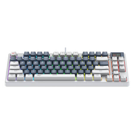 Mekanisk Gaming Tastatur Havit KB884L hvid Havit