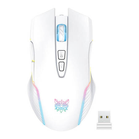 Onikuma CW905 weiße kabellose Gaming-Maus