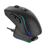 trådløs gaming mouse + charging dock Dareu A950 RGB 400-12000 DPI (sort) Dareu