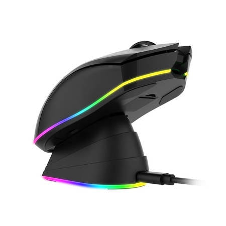 Trådløs gaming mouse + charging dock Dareu EM901X 2.4G (sort) Dareu