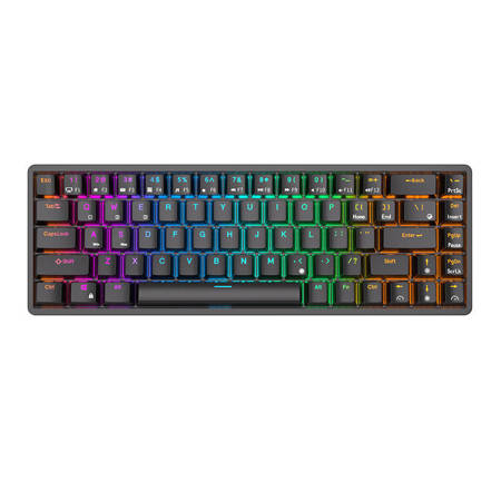 Wireless mechanical Keyboard Royal Kludge RK837 RGB, Red switch (black) Royal Kludge