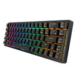 Wireless mechanical Keyboard Royal Kludge RK837 RGB, Red switch (black) Royal Kludge