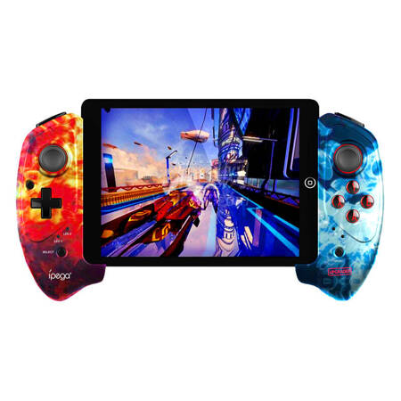 iPega PG-9083B Trådløs controller / GamePad med telefon holder (Flammer) iPega