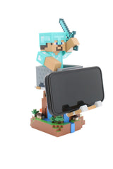 CABLE GUYS - MINECRAFT: STEVE IN DIAMOND ARMOUR R.E.S.T