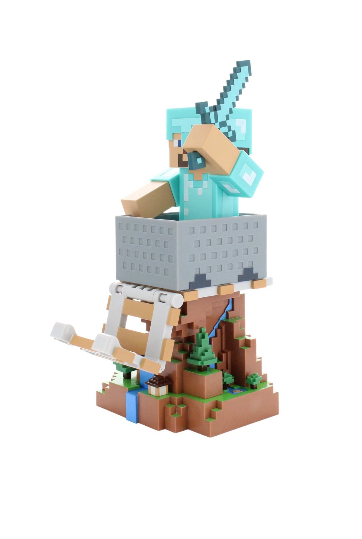 CABLE GUYS - MINECRAFT: STEVE IN DIAMOND ARMOUR R.E.S.T