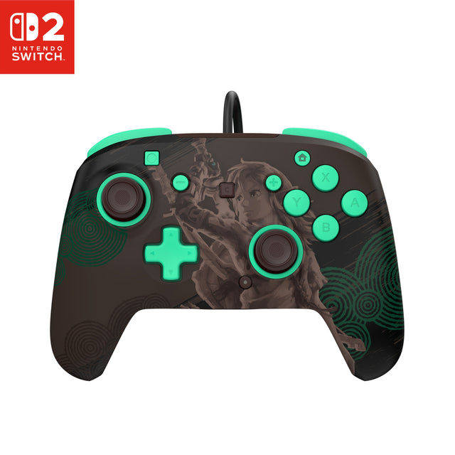 Turtle Beach Rematch Wired Zelda – Switch-controller – Front med Zelda-motiv