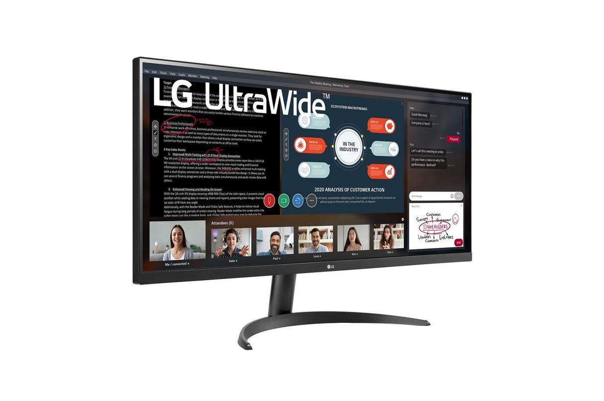 LG 34WP500-B 34 2560 x 1080 (UltraWide) HDMI 75Hz LG Electronics