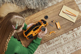 LEGO Technic 42196 – Lamborghini Huracán Tecnica – Orange – bilmodellen undersøges under byggeri