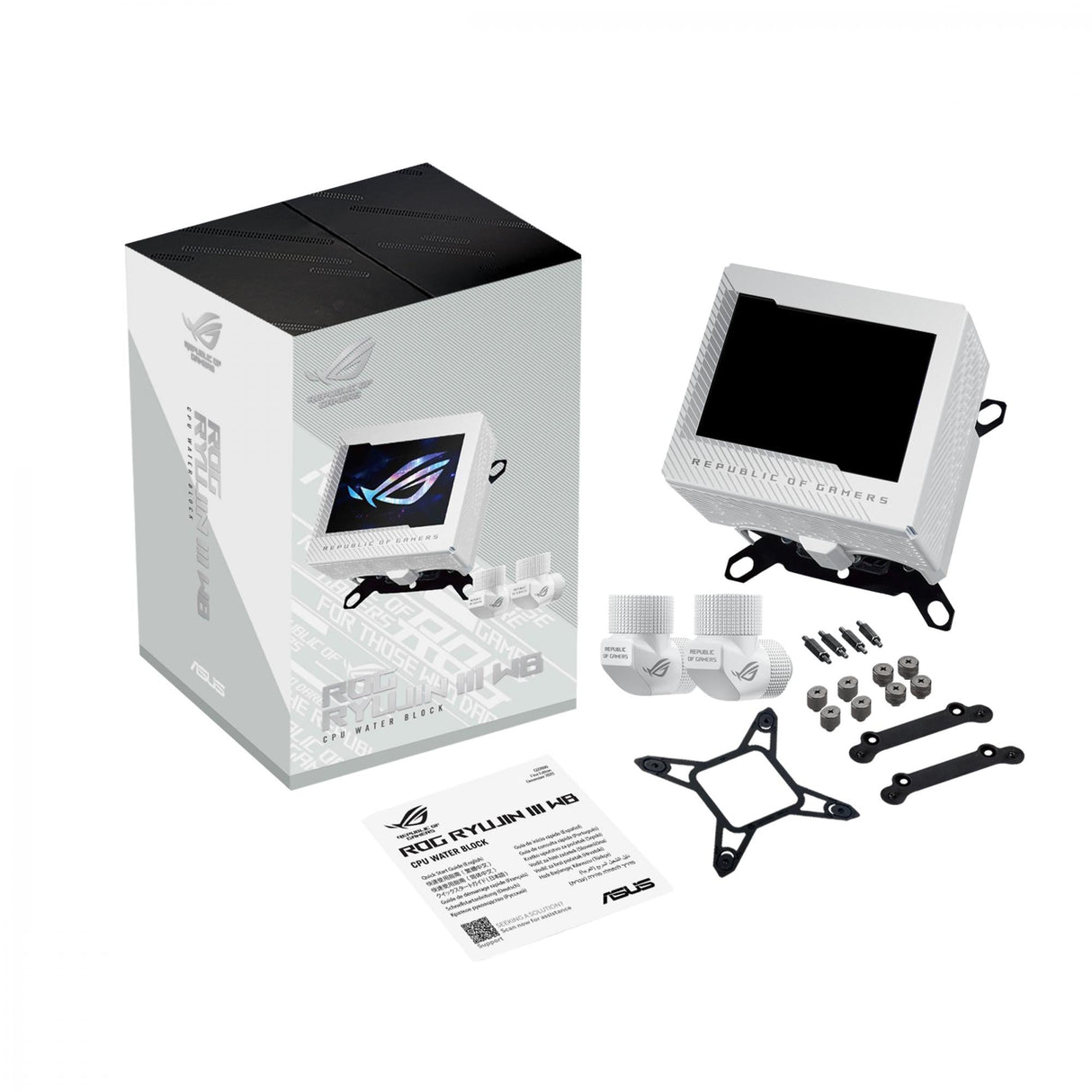 ASUS RYUJIN III CPU Water Block White ASUS