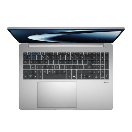 ASUS ExpertBook P3 G1 P3606CCA-MB0392 – taster og arbejdsflade set ovenfra; tastaturlayout illustrativt