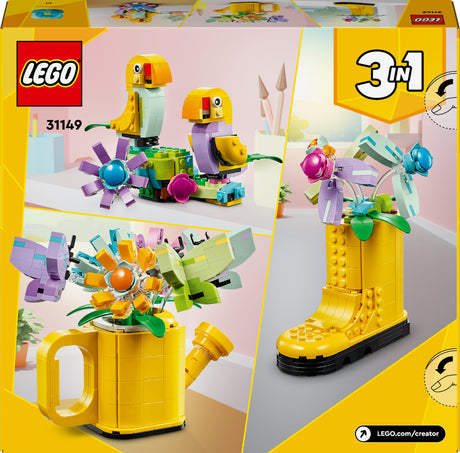 LEGO 31149 Creator 3-in-1 Watering Can with Flowers Construction Toy LEGO