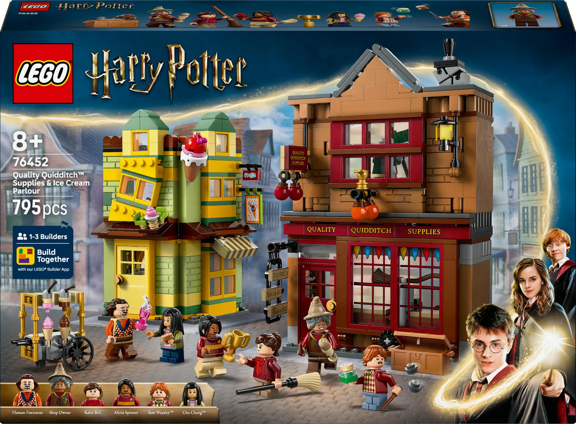 LEGO 76452 Harry Potter Quality Quidditch and Fortescue's Ice Cream Parlor LEGO