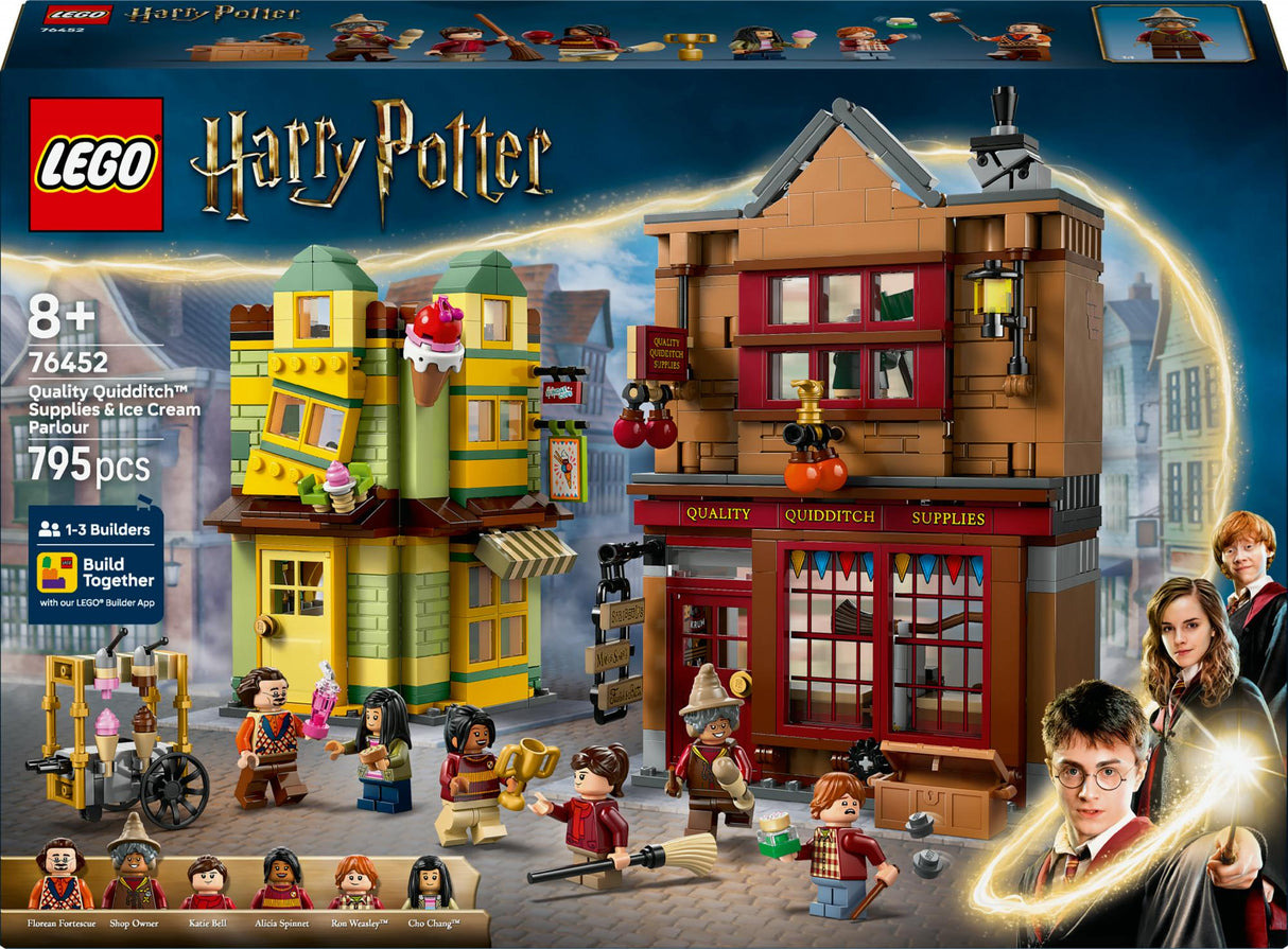 LEGO 76452 Harry Potter Quality Quidditch and Fortescue's Ice Cream Parlor LEGO