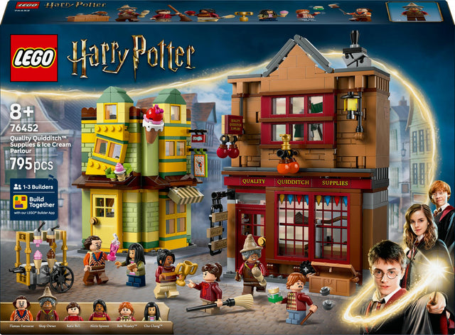 LEGO 76452 Harry Potter Quality Quidditch and Fortescue's Ice Cream Parlor LEGO