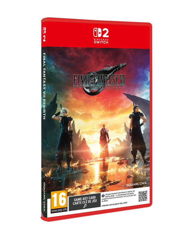 Final Fantasy VII Rebirth – Day One Edition med Magic: The Gathering-promokort – Nintendo Switch 2-emballage