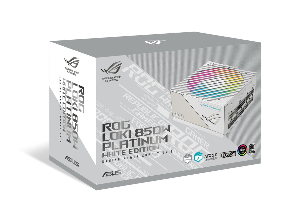 ASUS ROG LOKI SFX-L 850W 80+Platinum Fully Modular White Edition ASUS