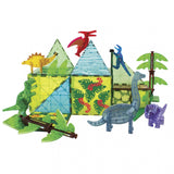 MAGNA-TILES - Dino World XL 50 Piece Set (90228) Magna Tiles