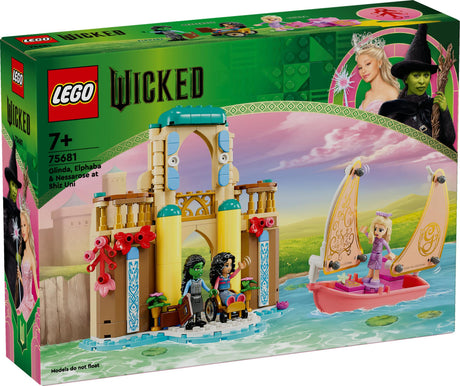 LEGO 75681 Wicked Glinda, Elphaba and Nessarose at Shiz University, construction toy LEGO