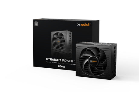 be quiet! Straight Power 12 Platinum 850W ATX3.0, PC power supply (black, 1x 12VHPWR, 4x PCIe, cable management, 850 watts) Be quiet
